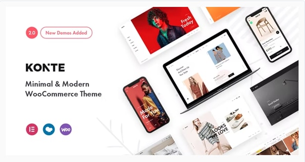 Free WooCommerce Themes: Konte